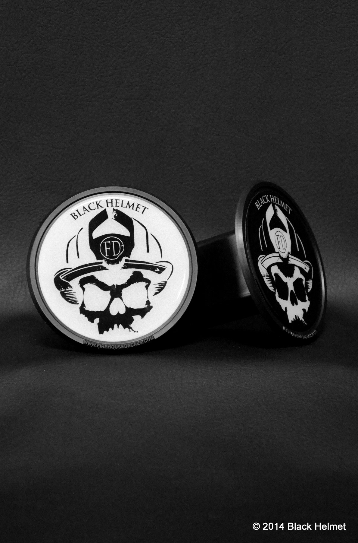 Skull Logo Hitch Cover Black Helmet Firefighter Shirts, Hats, Decals