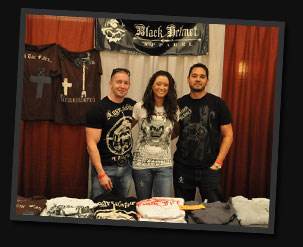 Black Helmet booth at NY Fire Chiefs, our first show!