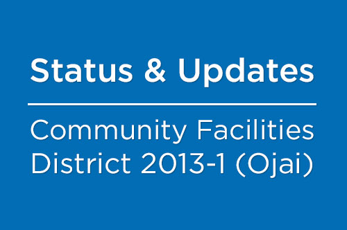 Community Facilities District 2013-1 (Ojai)