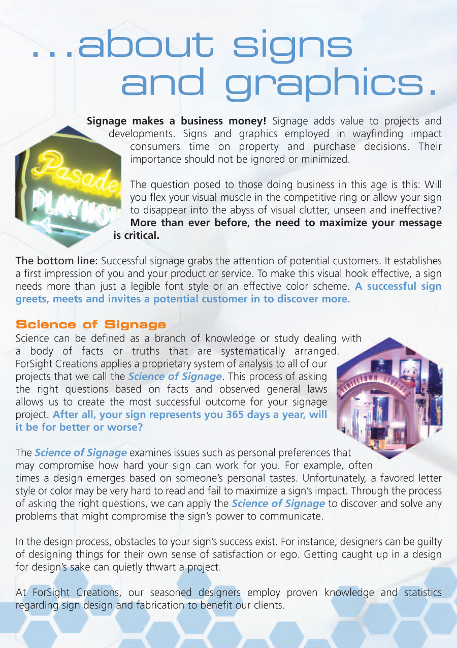 Science of Signage page 2