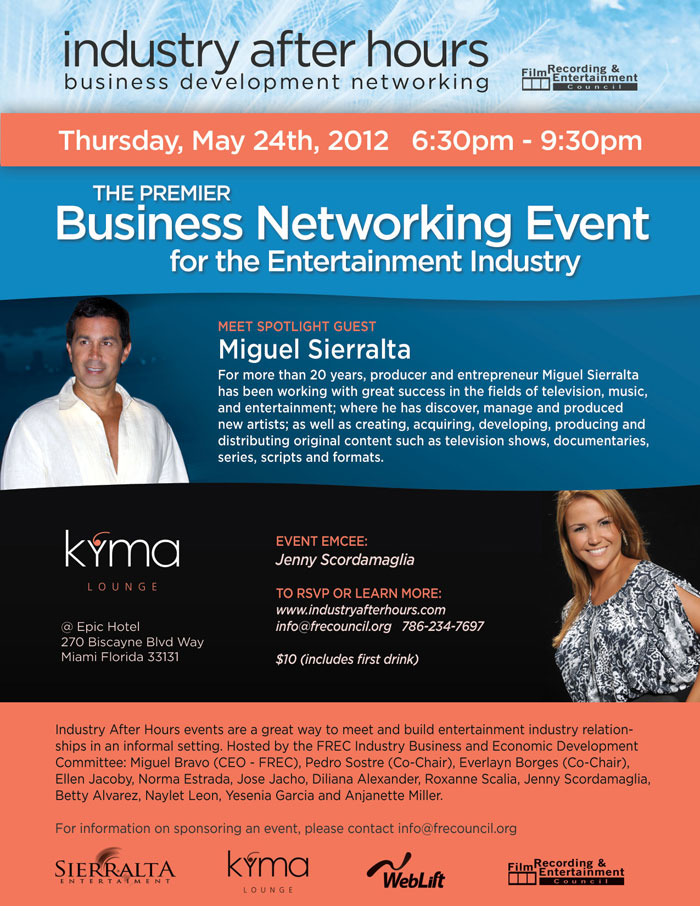 Business Networking for the Entertainment Industry