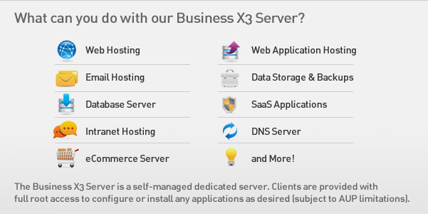Business Server Uses