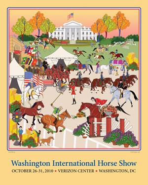 washington international horse show 2010 poster contest winner by dagmar cosby washington international 2010 poster contest winner by dagmar cosby