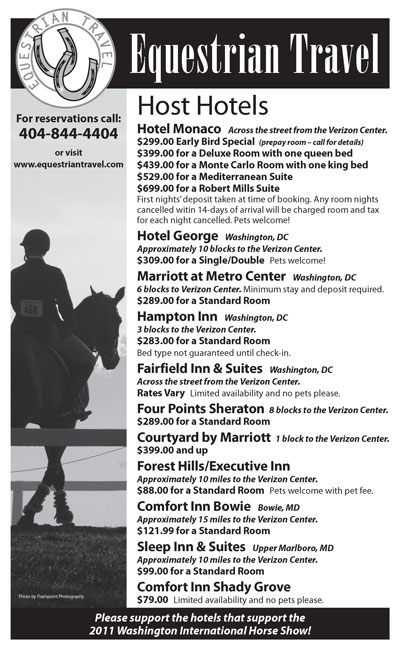 equestrian travel hotel ad 2011