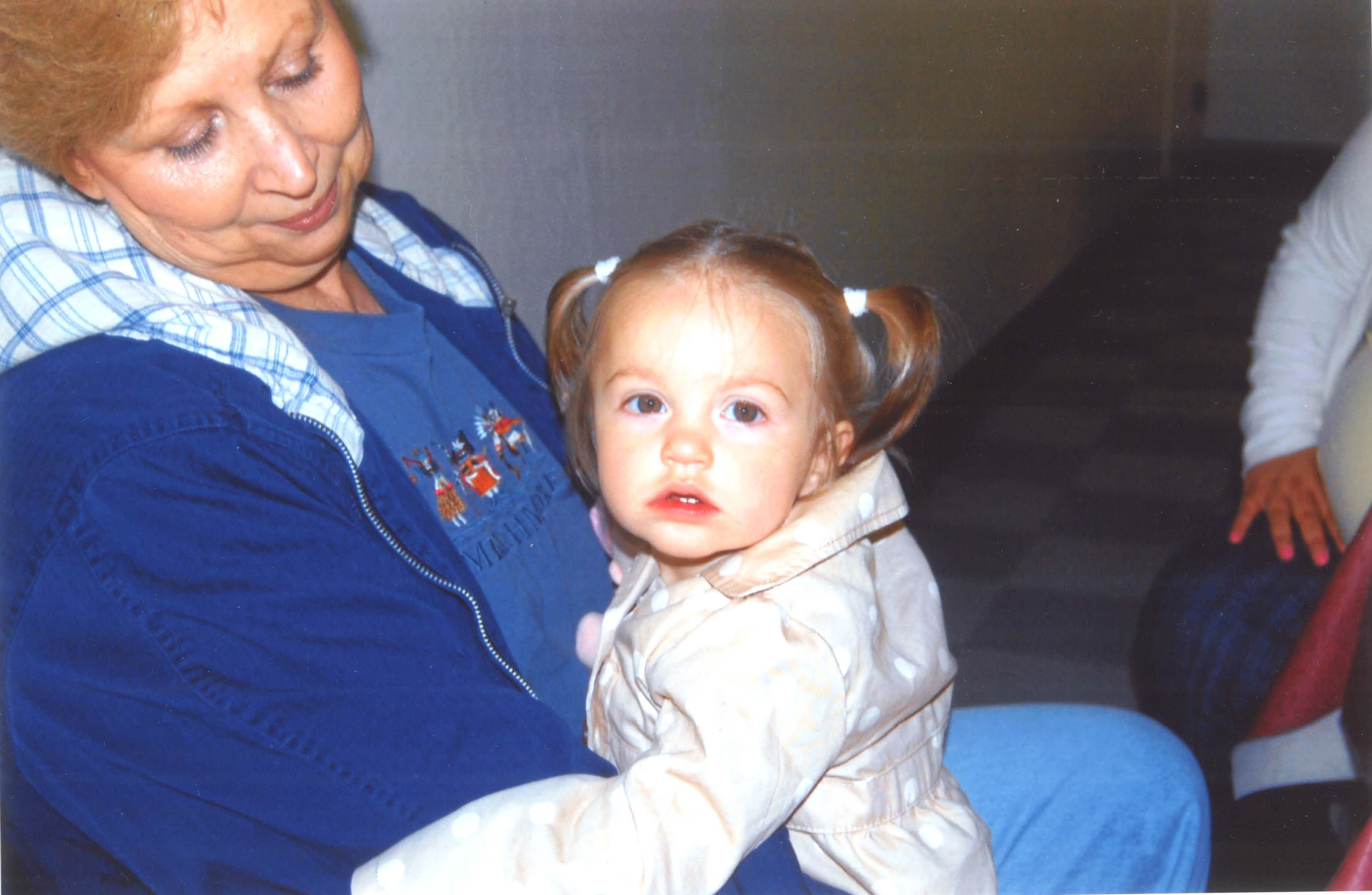 Kayleigh Slusher and her grandmother