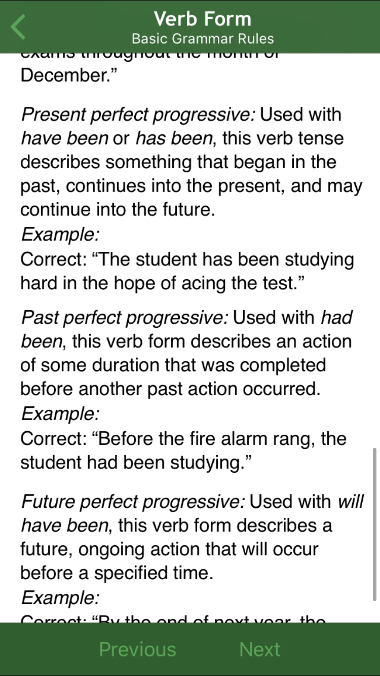 Basic GMAT Grammar Rules: Verb Form (Source: Official GMAT Prep App ...