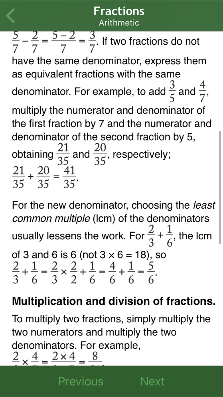 Basic GMAT Math Review: Fractions (Source: Official GMAT Prep App 2017 ...