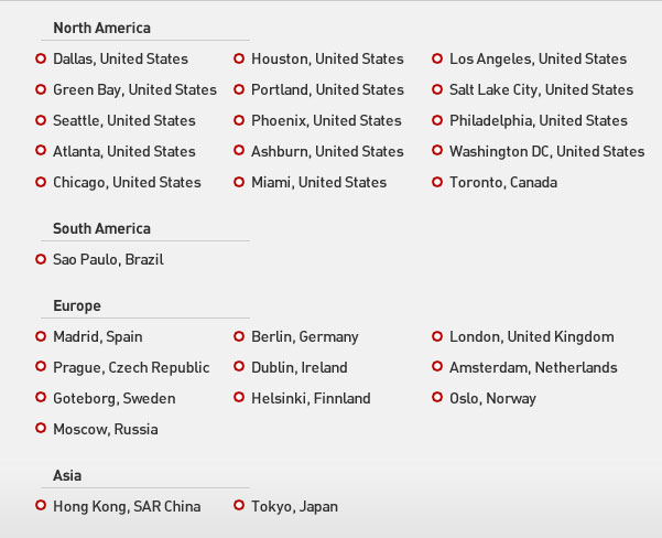 CDN Cities