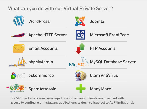 VPS Web Hosting Virtual Private Server