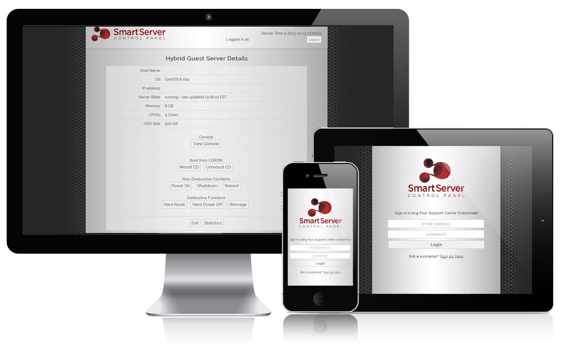 Smart Server Control Panel