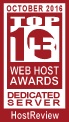 Dedicated Server Hosting Award for ServerPronto